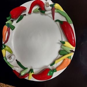 StoryTellers Hand painted 3d platter.